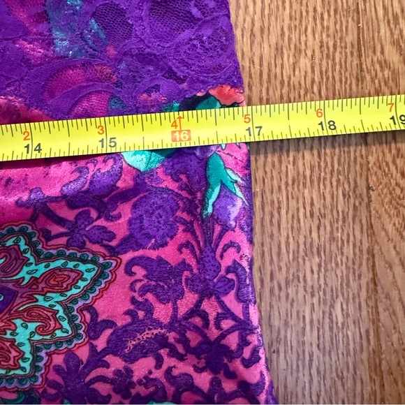 VTG Victoria's Secret Cami Shorts Gold Label small 90s, Cheeky lingerie satin - Picture 9 of 13